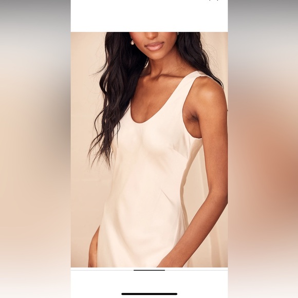 Lulu Satin Maxi Dress - Picture 4 of 4